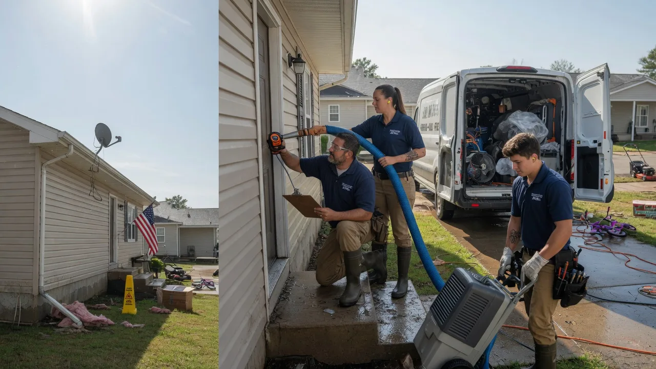 Ceiling Water Damage Restoration in Gaylord, KS near me